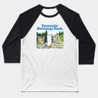 The Mist Trail, Yosemite National Park Baseball T-Shirt